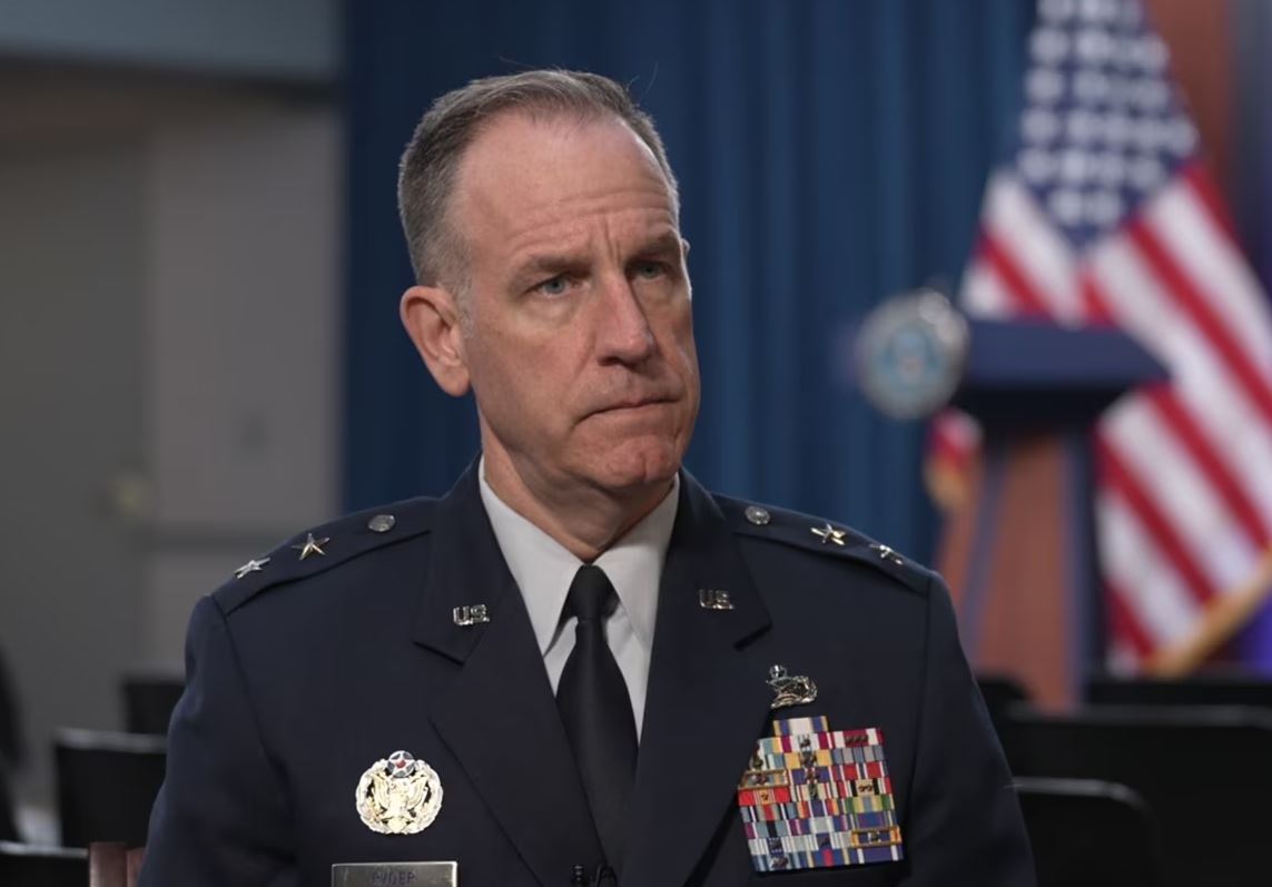 Речник Пентагону, генерал-майор Пет Райдер / Скриншот з відео