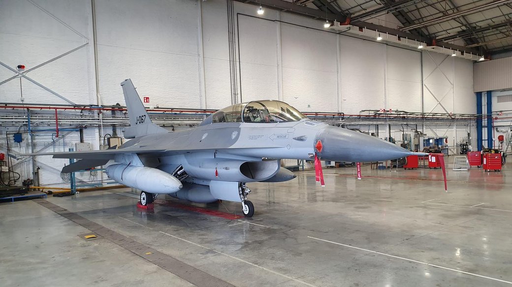 Нідерландський винищувач F-16 / Фото: Kajsa Ollongren/X