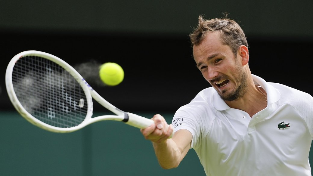 Російський тенісист Даніїл Мєдвєдєв / Фото: AP