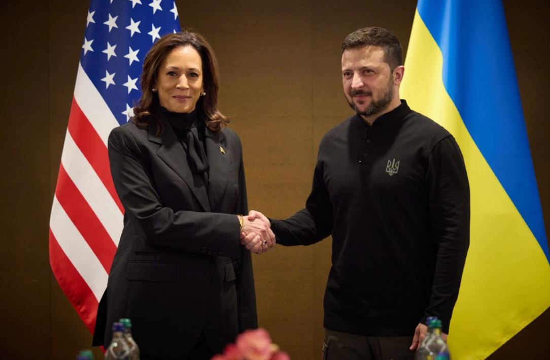 Президент України Володимир Зеленський і віце-президент Камала Гарріс / Фото: Офіс Президента