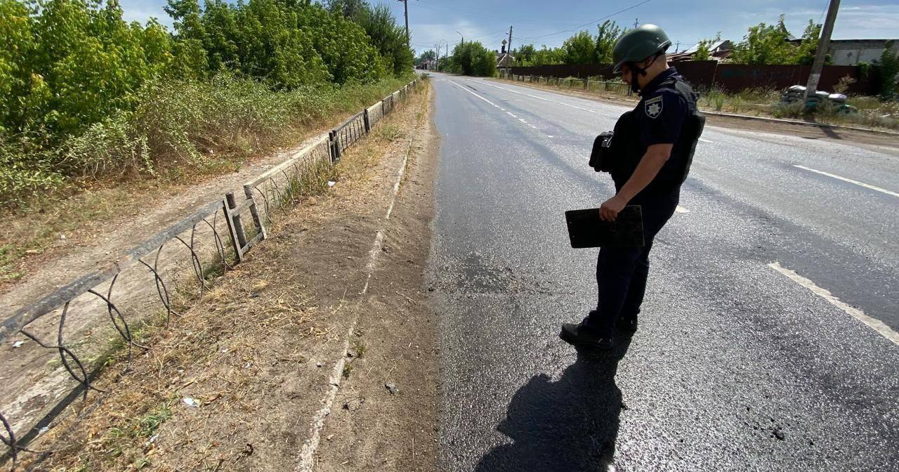 Слідчо-оперативна група Куп'янського РВП, криміналісти та вибухотехніки на місті злочину / Фото НПУ