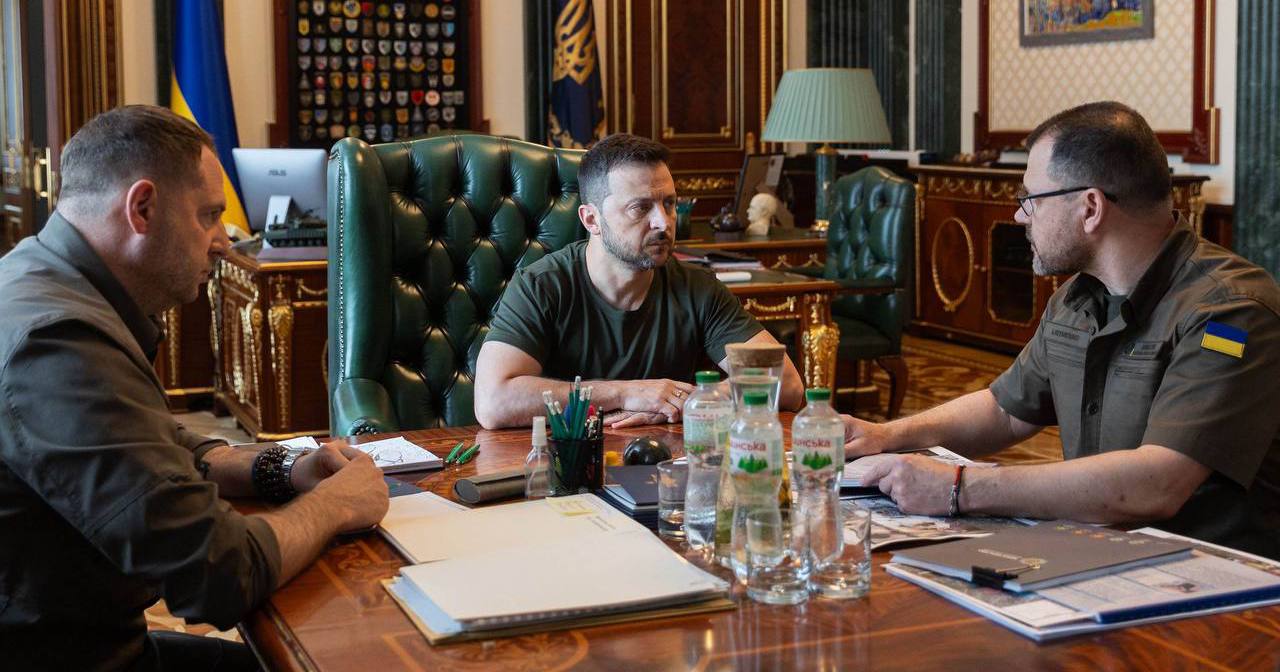 Зліва направо: Єрмак, Зеленський і Клименко / Фото ОПУ