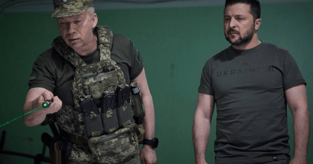 Олександр Сирський і Володимир Зеленський / Фото ОПУ