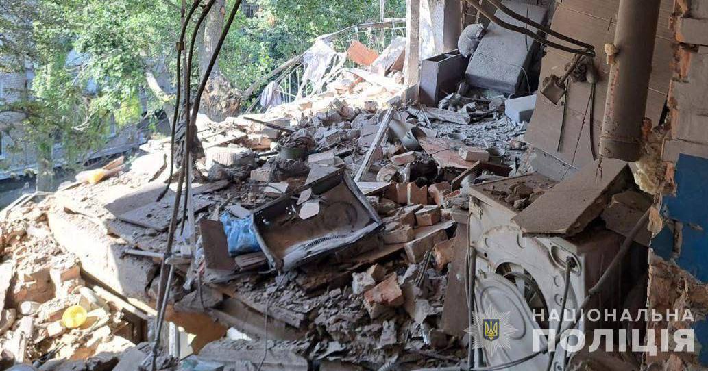 Наслідки обстрілу Нікополя. 28 липня 2024 / Фото НПУ