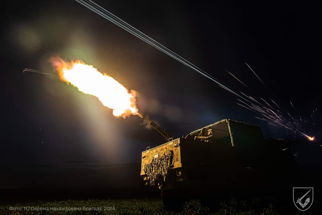 Работа огневой группы 117 ОМБр / Фото: 117 ОМБр