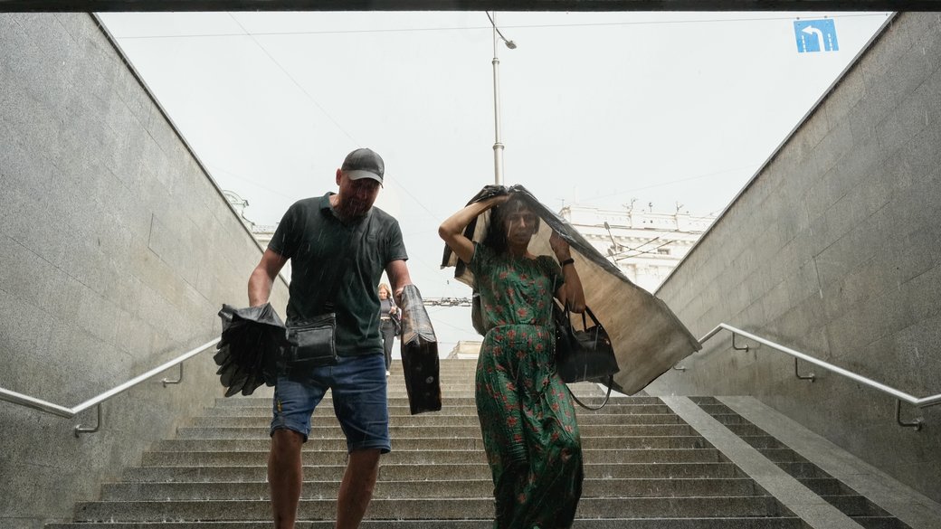 Ливень в Харькове / Фото: Суспільне