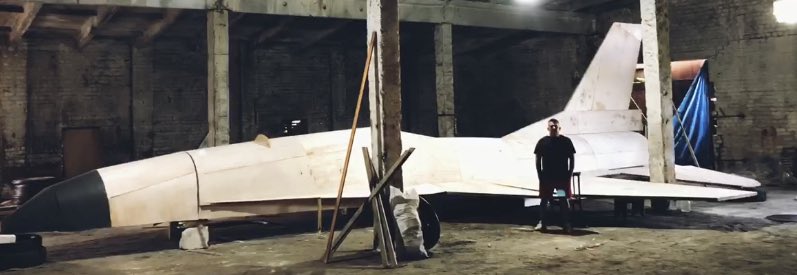 Макет истребителя F-16 от волонтеров "Apate" / Фото: Apate