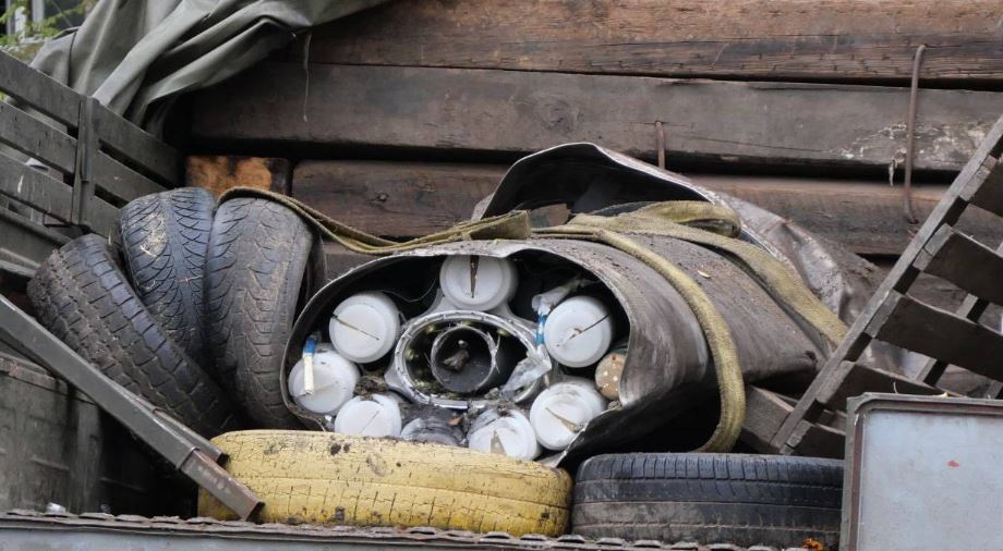 Ракета "Іскандер" з касетними боєприпасами, листопад 2022 / Фото: Запорізька ОВА