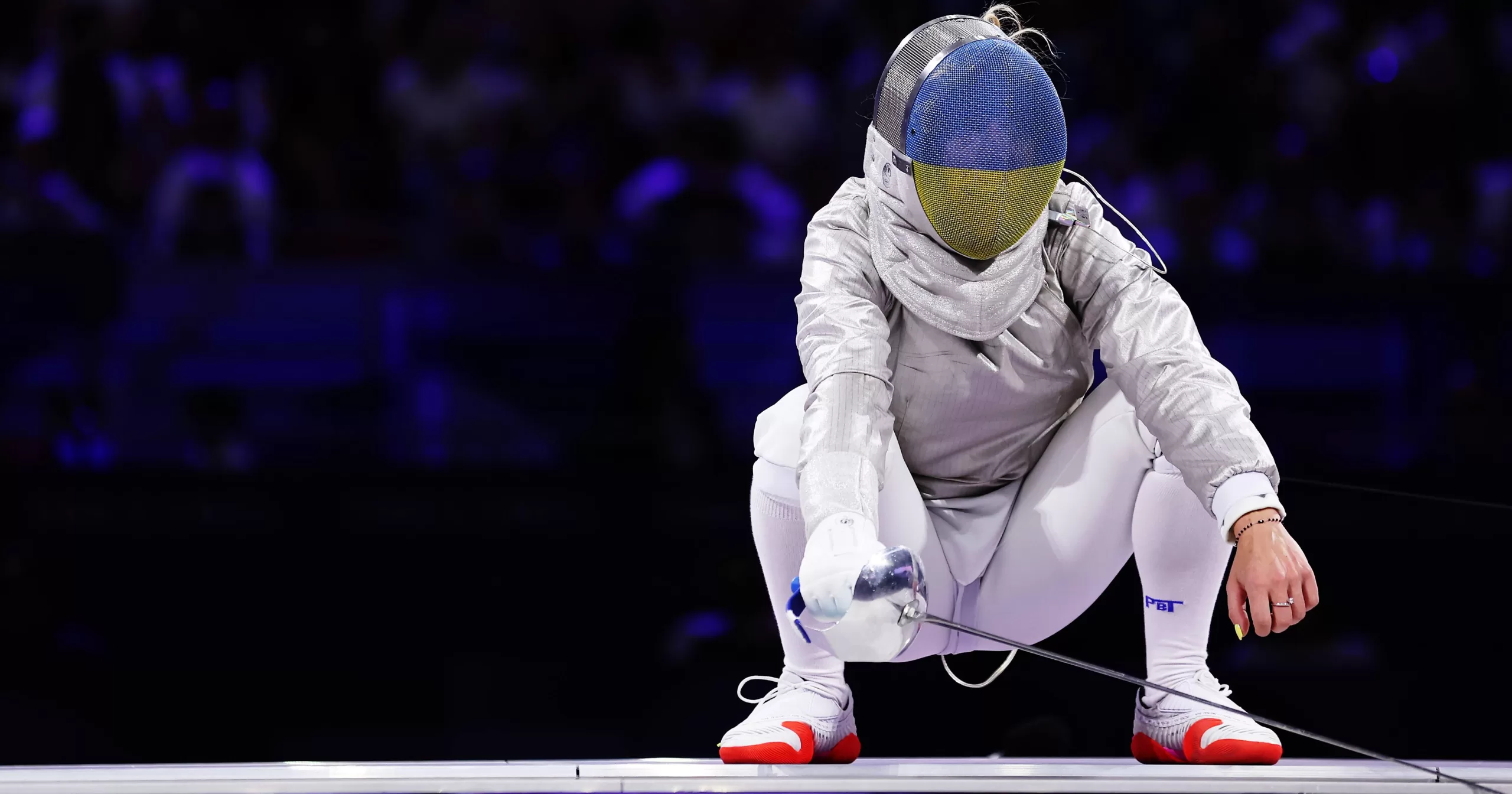 Ольга Харлан на змаганнях шаблісток на Олімпійських іграх 2024 року в Гран-Пале 29 липня 2024 року в Парижі, Франція / Фото Getty Images/Global Images Ukraine