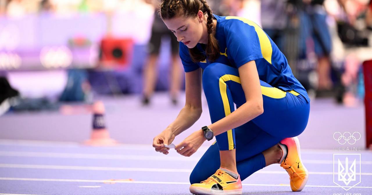 Ярослава Магучих на Стад де Франс в Париже / Фото НОК