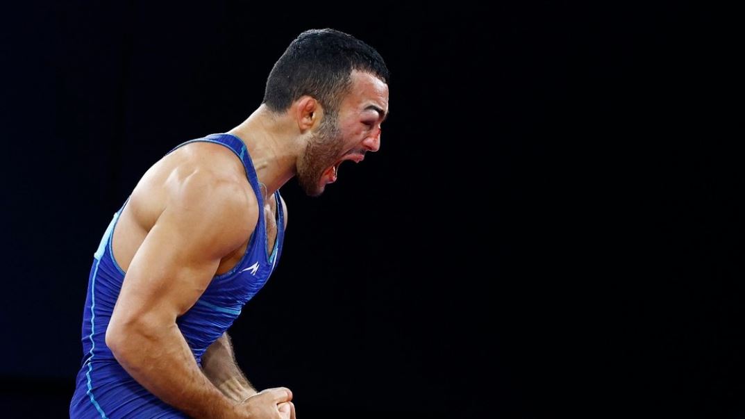 Борец греко-римского стиля Парвиз Насибов / Фото: REUTERS