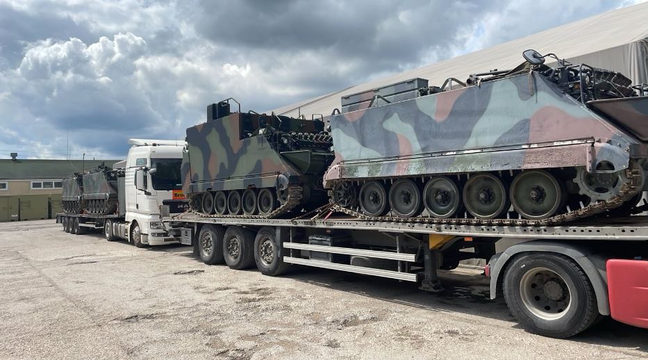 Бронетехніка, яку Литва передала Україні. Червень 2024 / Фото: міноборони Литви