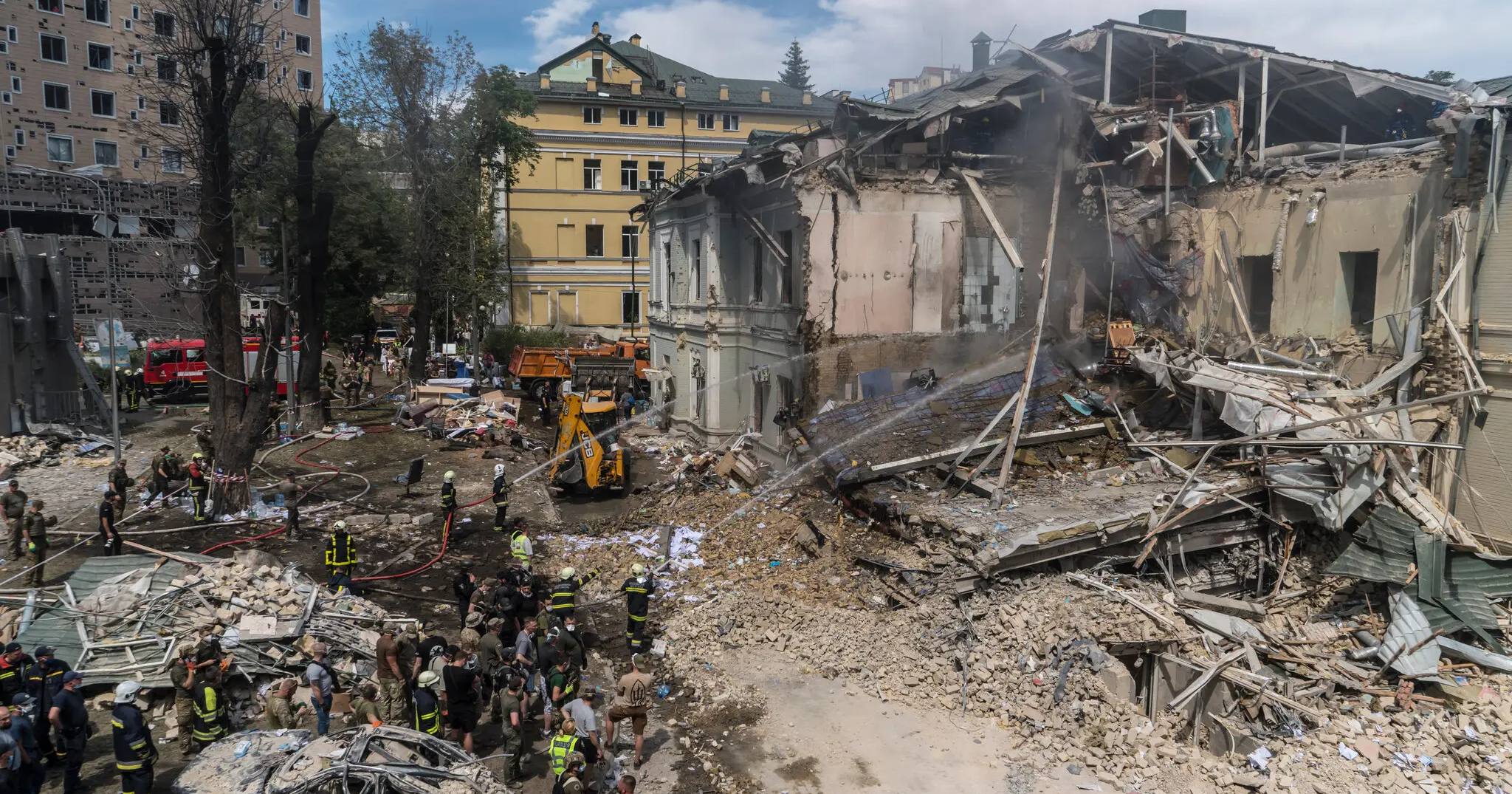 Ракета, использованная в ходе российского удара по детской больнице в Киеве в прошлом месяце, была изготовлена этой весной непосредственно перед атакой / Фото NYT