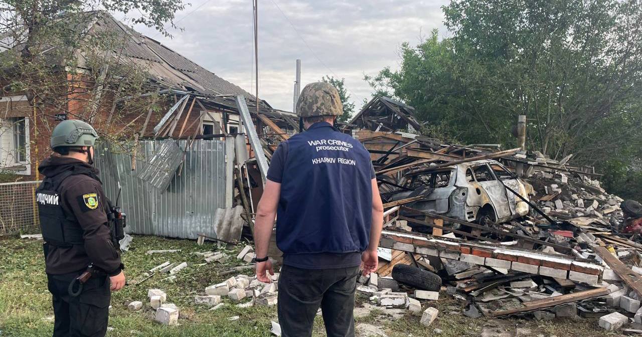 Наслідки ударів по населеним пунктам Харківської області / Фото Харківська обласна прокуратура