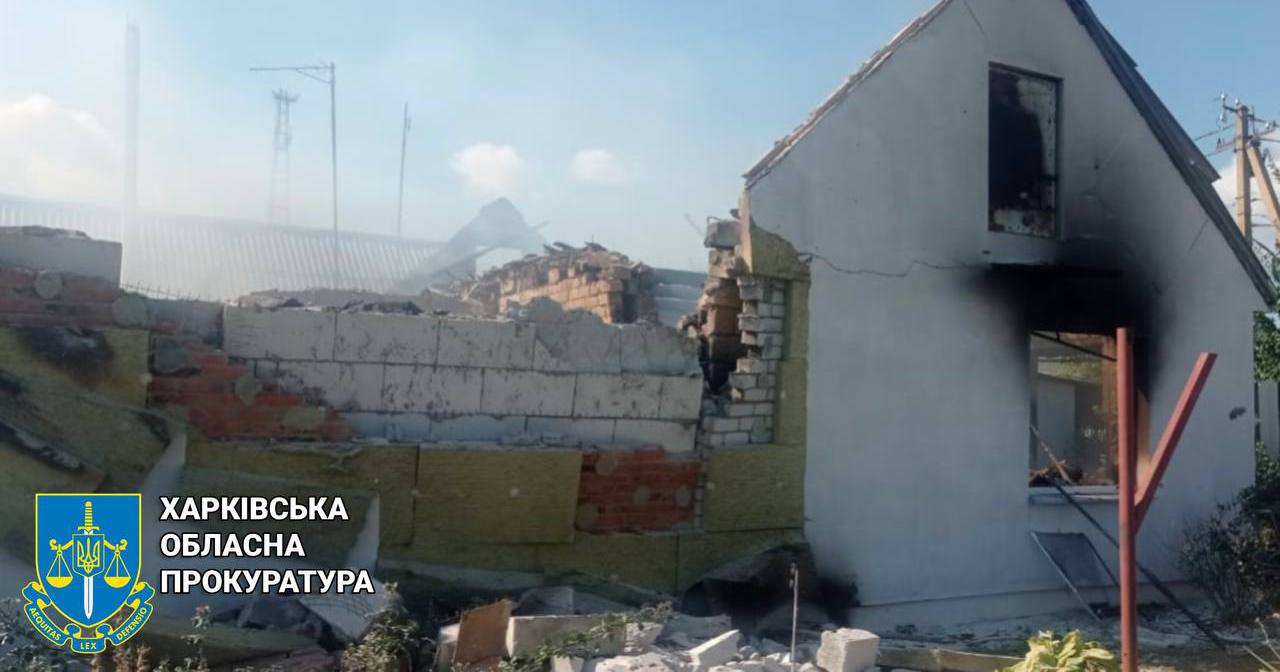 Ворог вчергове обстріляв населені пункти Богодухівщини, постраждав мирний мешканець / Фото Харківська обласна прокуратура