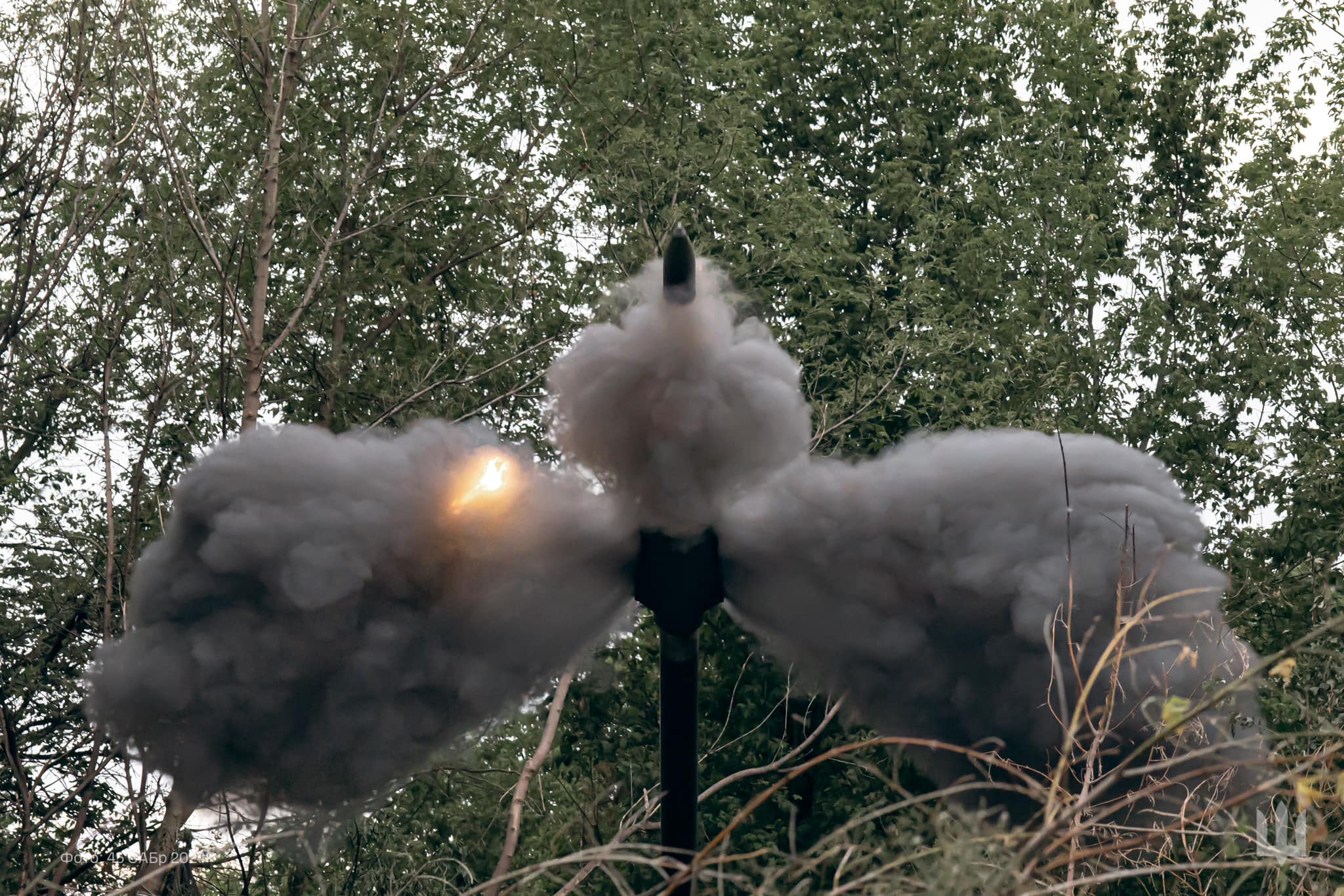 Боевая работа расчета САУ "Богдана" / Фото: 45 отдельная артиллерийская бригада