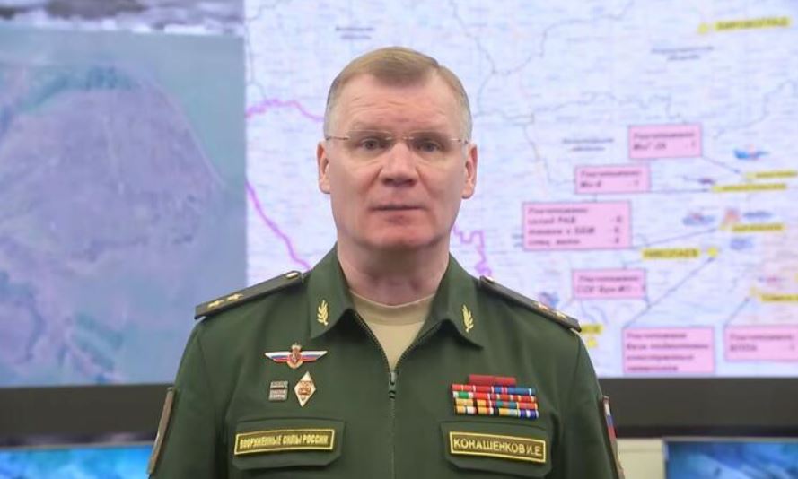 Речник міноборони РФ Ігор Конашенков / Скриншот з відео