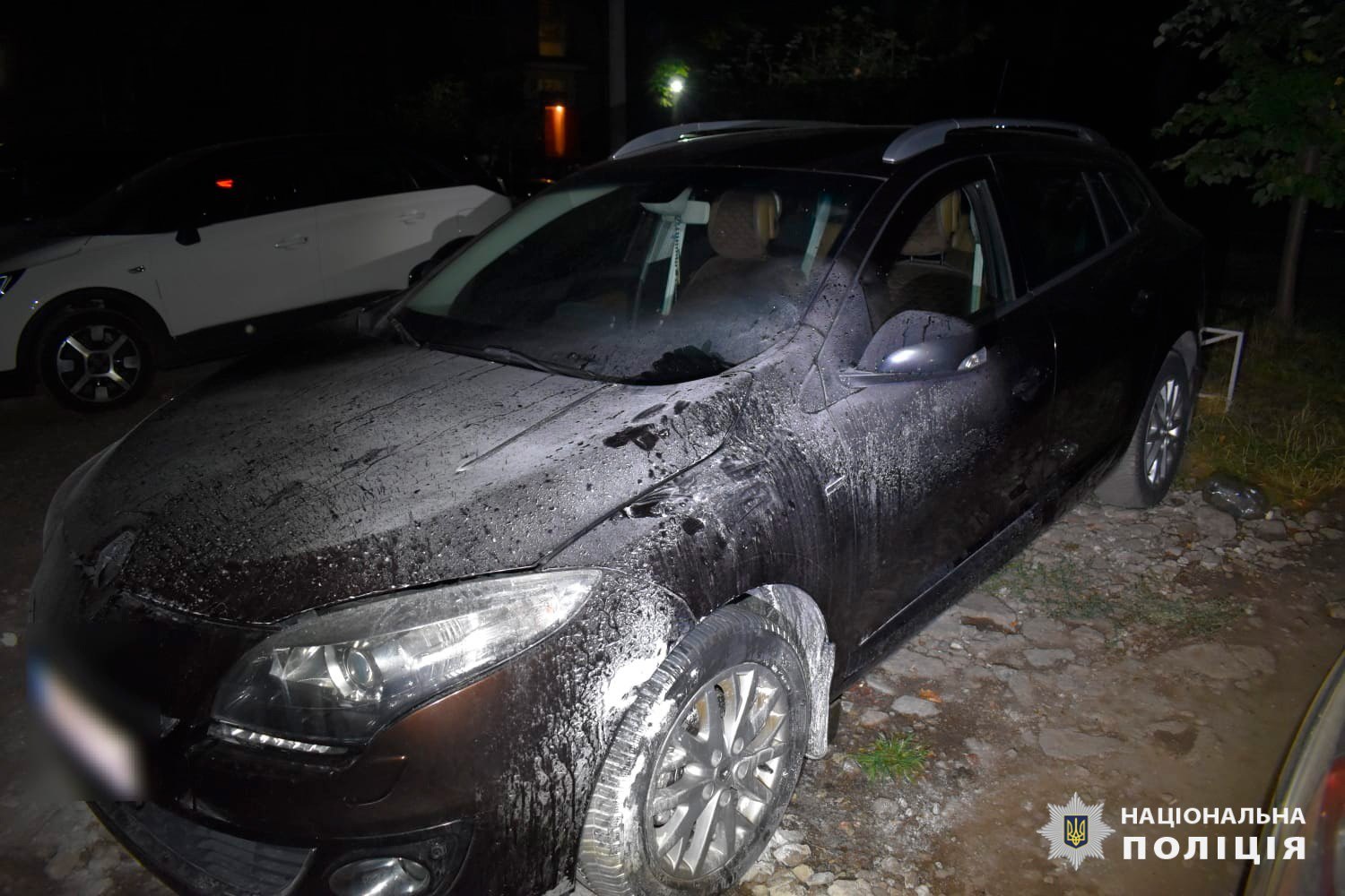 Поврежденная машина / Фото: Нацполиция