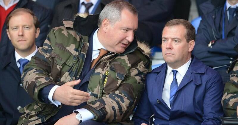 Два топовых украинофоба России: Дмитрий Рогозин (слева) и Дмитрий Медведев / Фото из открытых источников