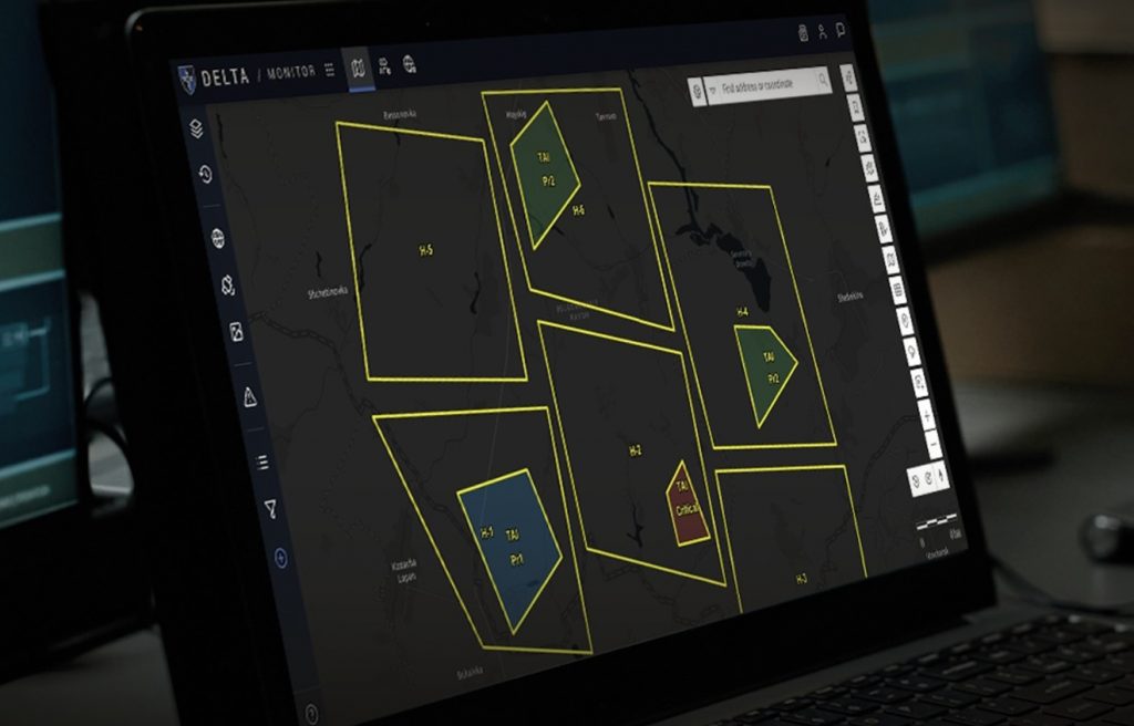 Система ситуативной осведомленности Delta / Фото: Минобороны