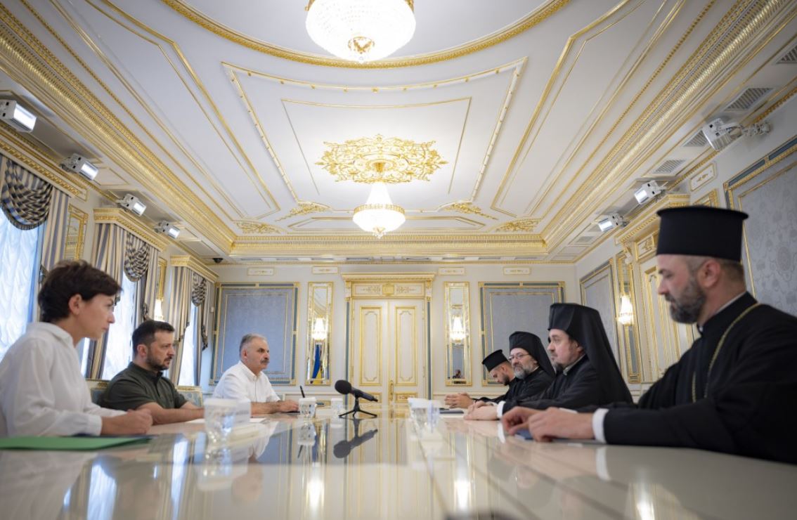 Зустріч президента Володимира Зеленського з представниками Вселенського Патріархату / Фото: ОП