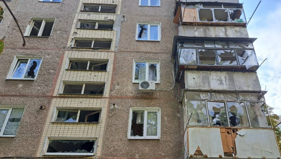 Последствия обстрела / Днепропетровская ОВА