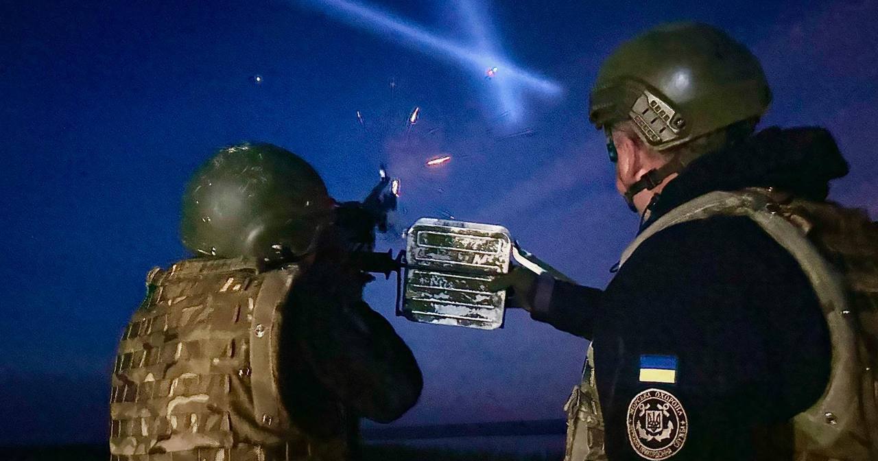 Огневые группы моряков-пограничников усиливают ПВО во время вражеских атак «шахедами» / Фото ГПСУ