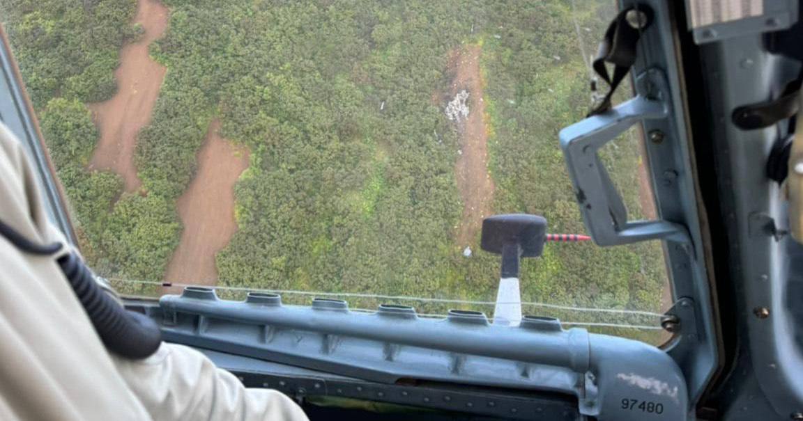 Уламки вертольота, що впав / Фото з відкритих джерел