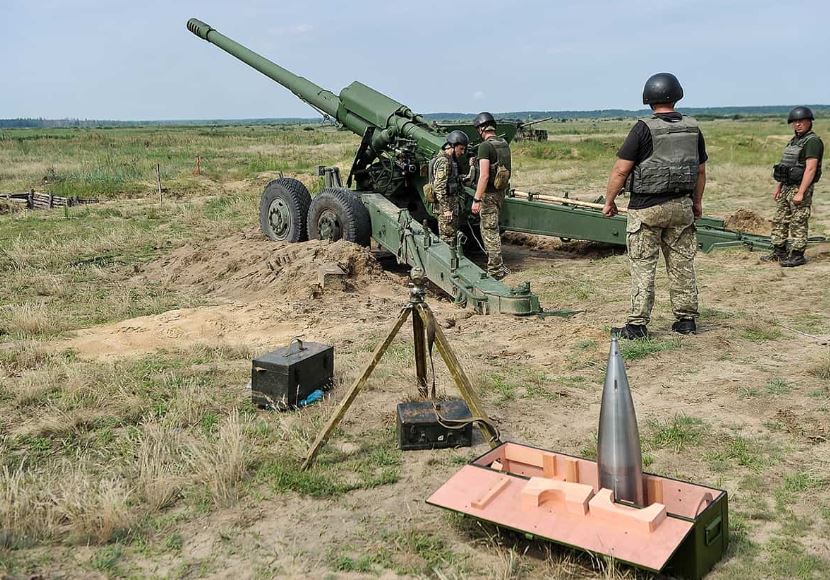 Випробування вітчизняних 152-мм артилерійських снарядів / Фото: Укроборонпром