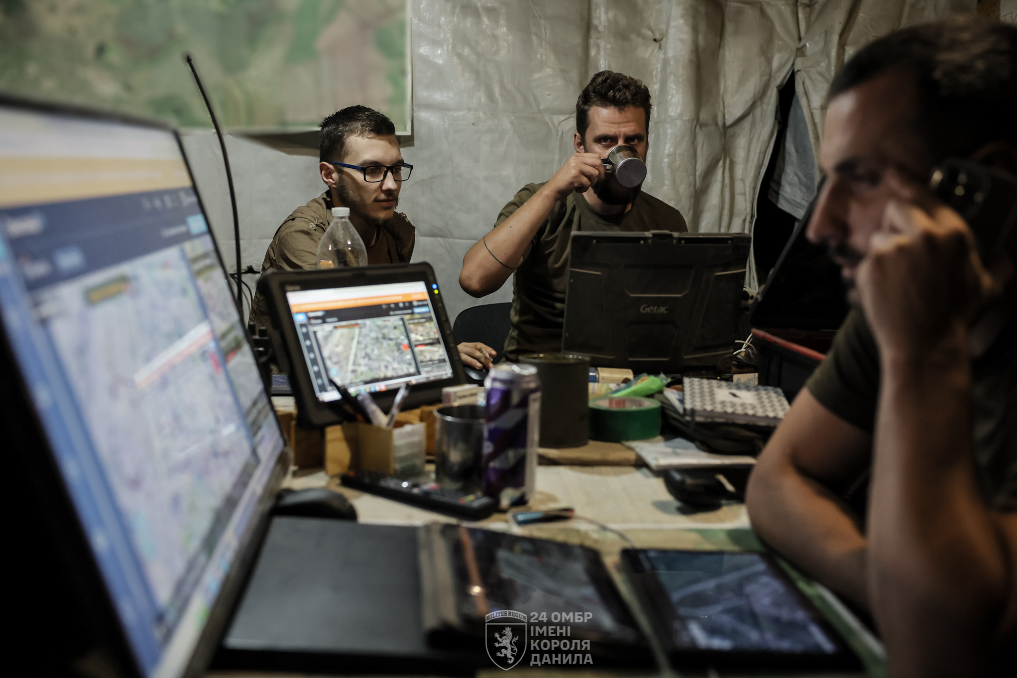Командно-наблюдательный пункт одной из рот 24 бригады / Фото: 24 ОМБр имени короля Даниила