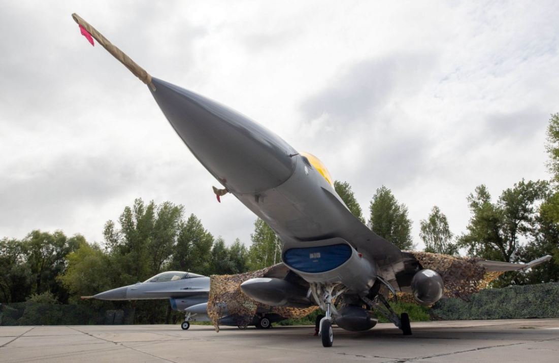 Истребитель F-16 Воздушных Сил ВСУ / Фото: Офис президента Украины