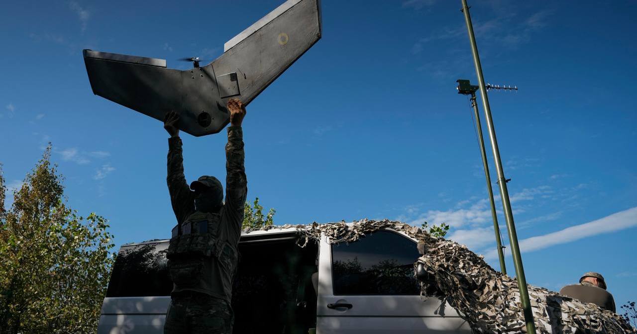 Прикордонники забезпечують контроль над ділянкою фронту за допомогою БпЛА “Валькірія” / Фото ДПСУ