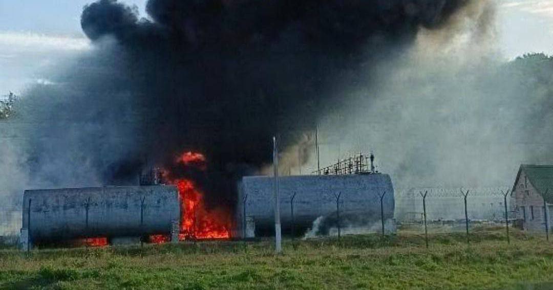 У Бєлгородській області РФ після прильоту горять цистерни з паливом / Фото з відкритих джерел