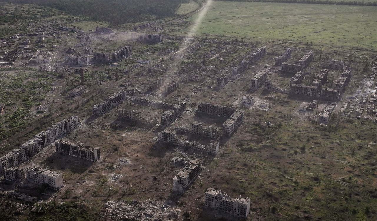 Зруйнований росіянами Часів Яр / Фото: 24 ОМБр імені короля Данила
