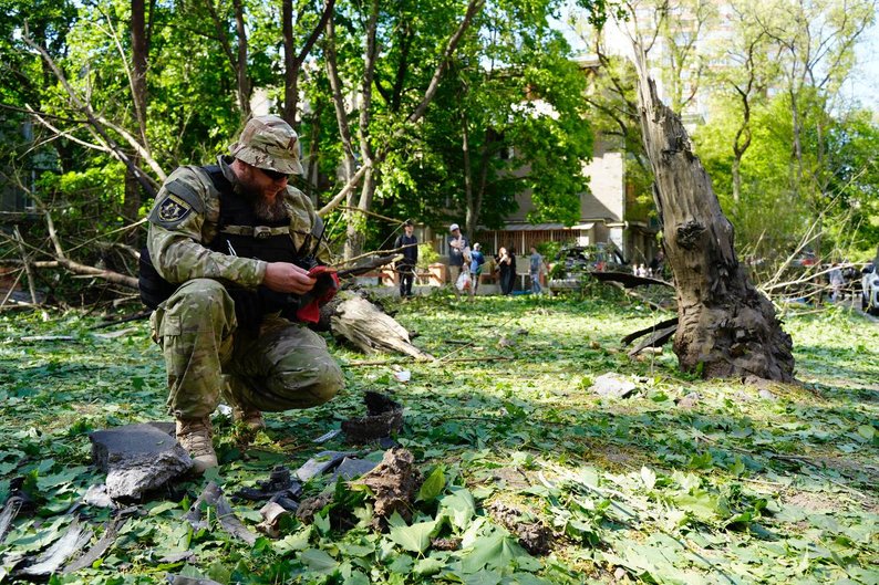 Наслідки ударів КАБами по центральній частині Харкова, 5 травня 2024 року / Фото: Суспільне