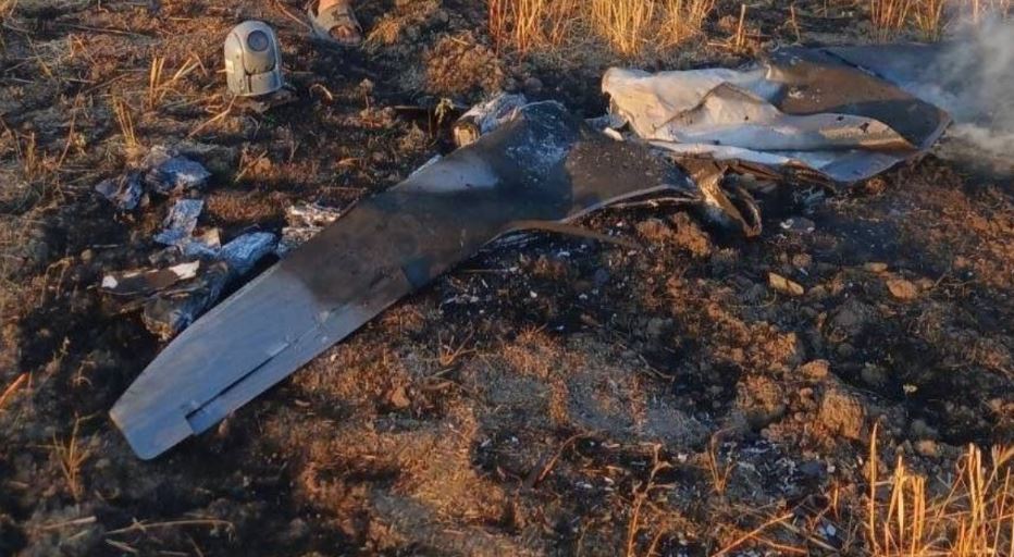 Збитий російський БПЛА Supercam S350 / Фото: t.me/BaluHub777