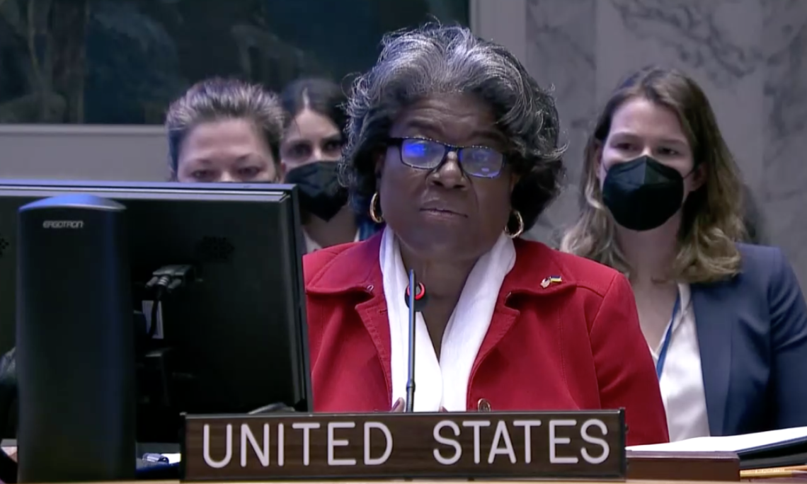 Посолка США в ООН Лінда Томас-Грінфілд / Фото: Посольство США в Україні