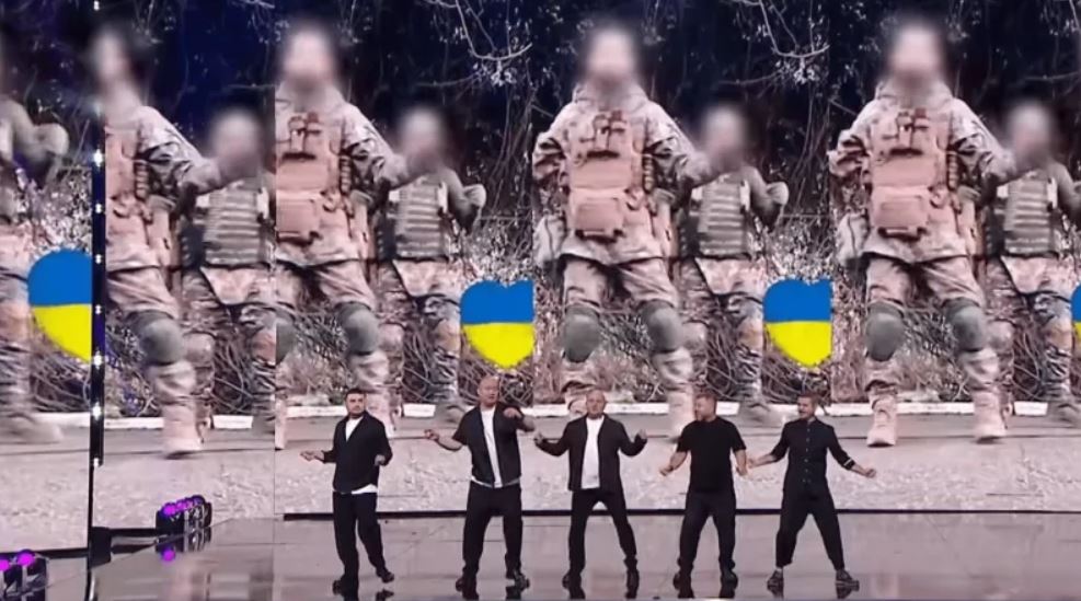 Кадр номера "Кварталу 96", який викликав обурення / Скриншот з відео