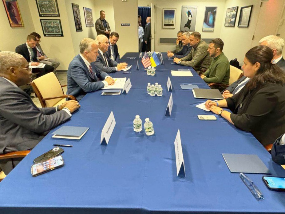 Володимир Зеленський на полях Асамблеї ООН / ОП