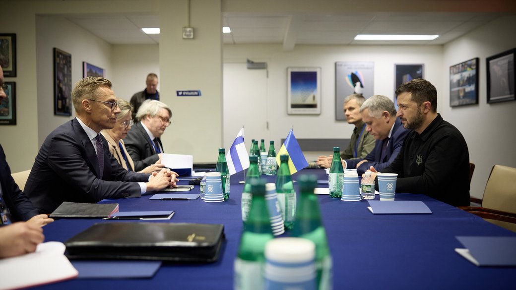 Владимир Зеленский и Александр Стабб / ОП