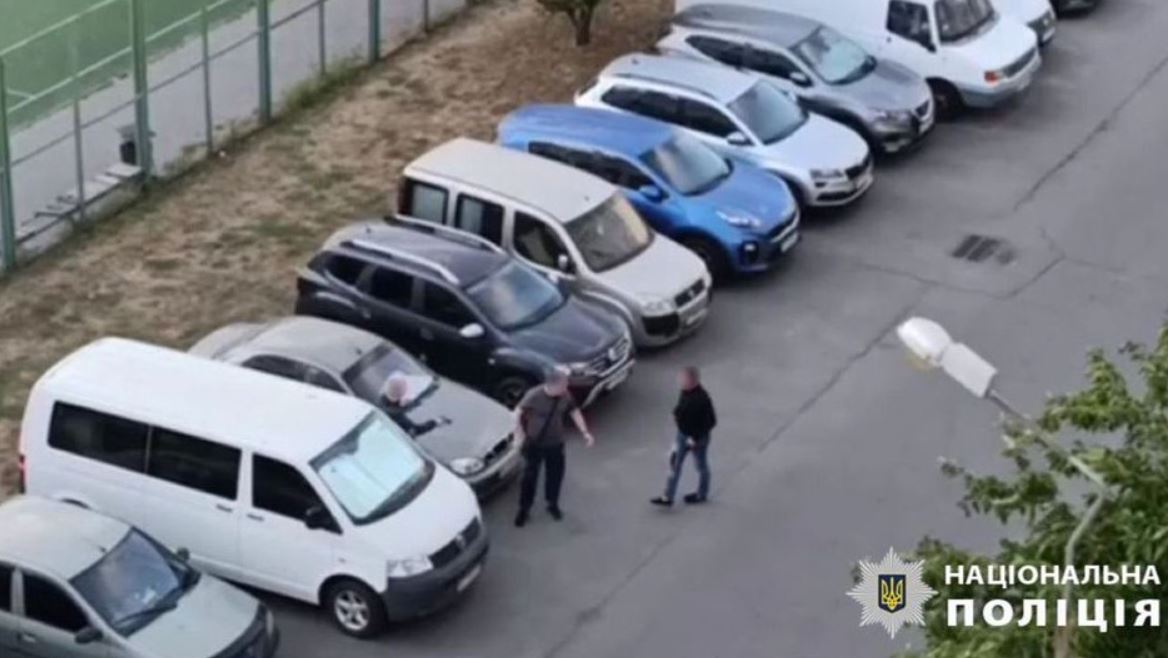 Сварка сусідів у місті Вишневе під Києвом / Фото: Нацполіція