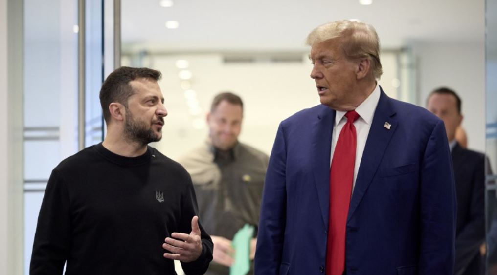 Кандидат у президенти США від Республіканської партії Дональд Трамп і президент України Володимир Зеленський / Фото: Офіс президента