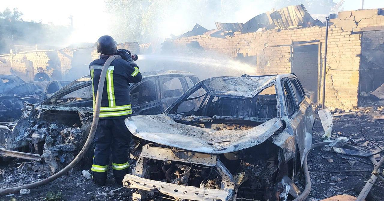 Утром 29 сентября россияне сбросили 13 авиабомб на Запорожье / Фото Нацполиция