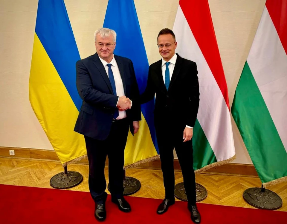 Андрій Сибіга та Петер Сіярто / МЗС України