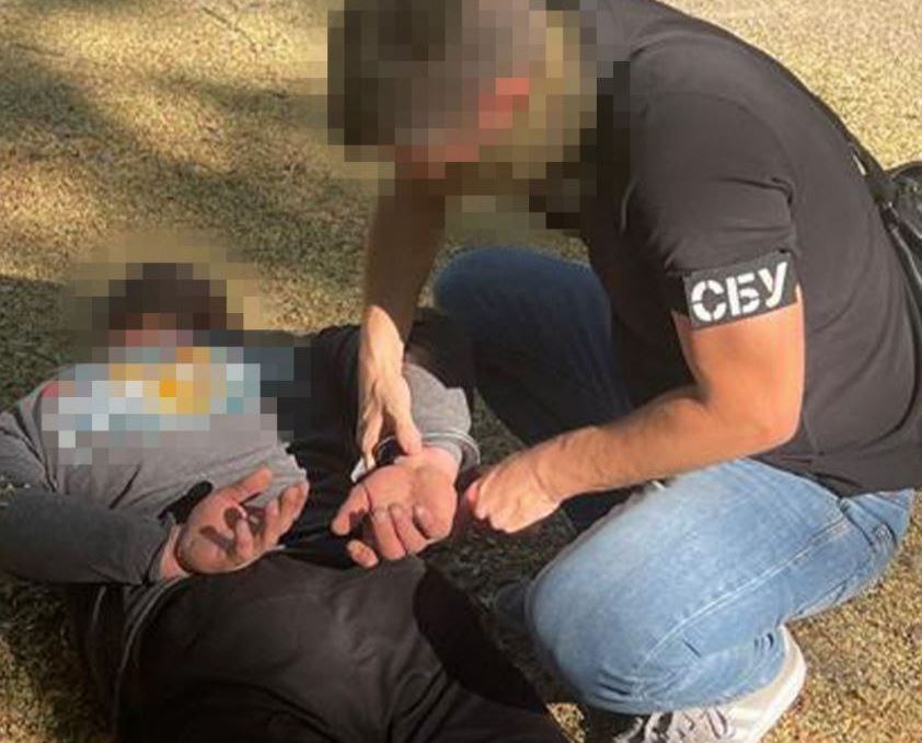 Задержание российского киллера / Фото: СБУ