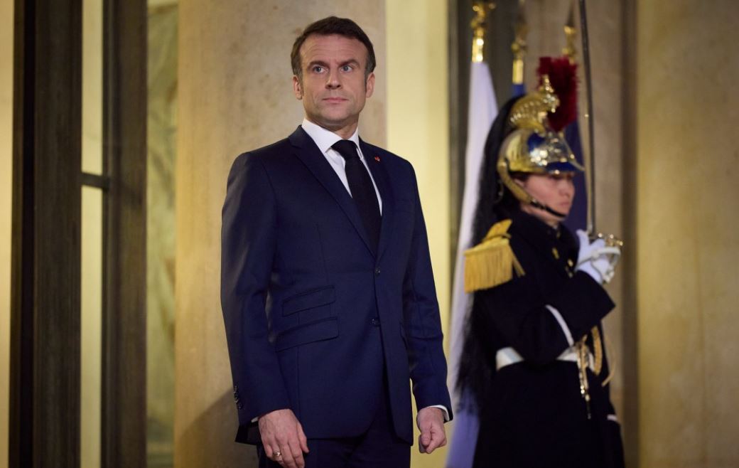 Президент Франции Эммануэль Макрон / Фото: Офис президента Украины