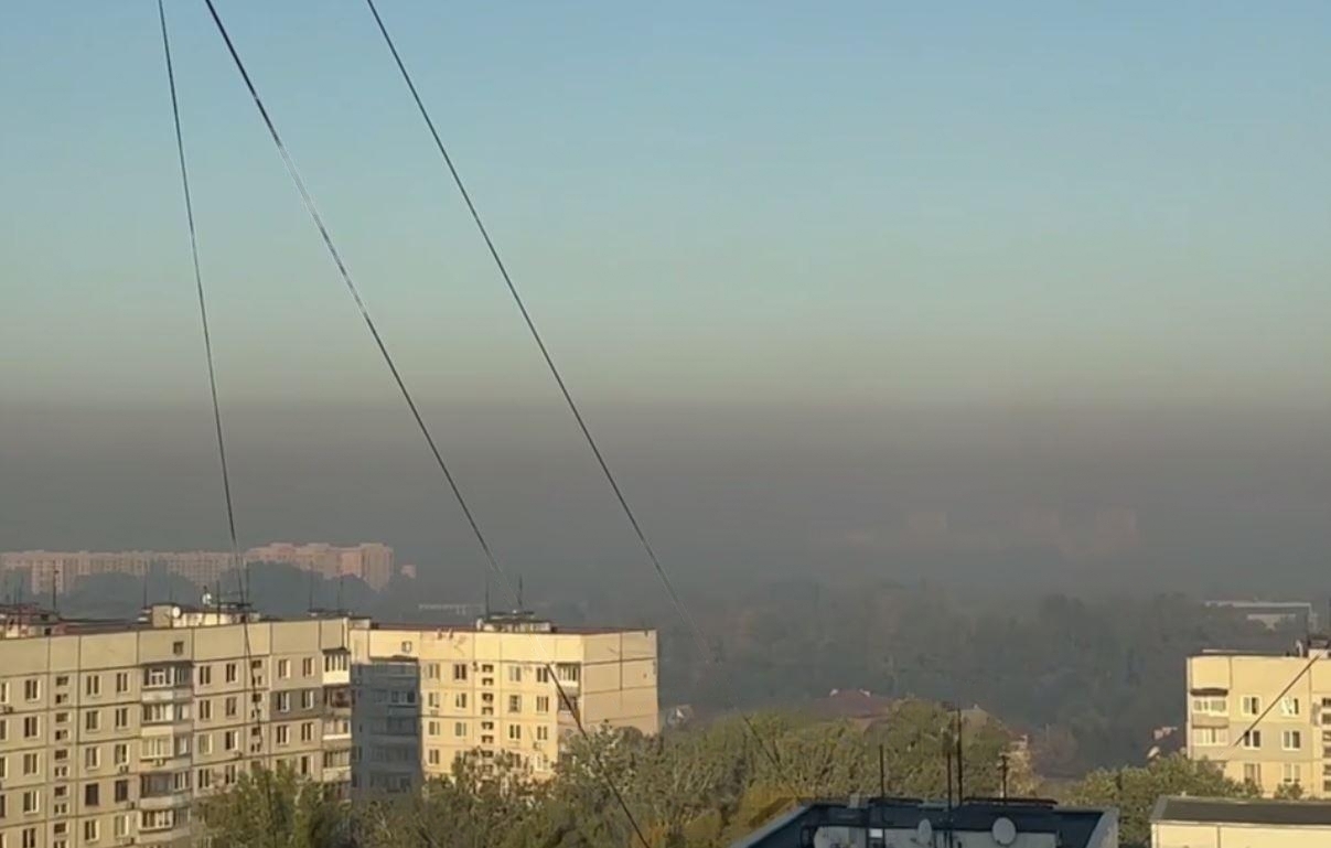 У Харкові спостерігається масштабне задимлення / Скриншот з відео