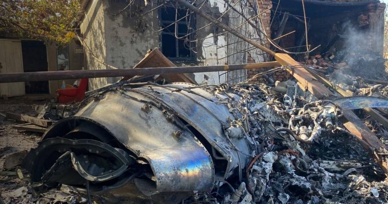 Уламки збитого С-70 "Охотник" / Фото Донбас Реалії / Радіо Свобода 