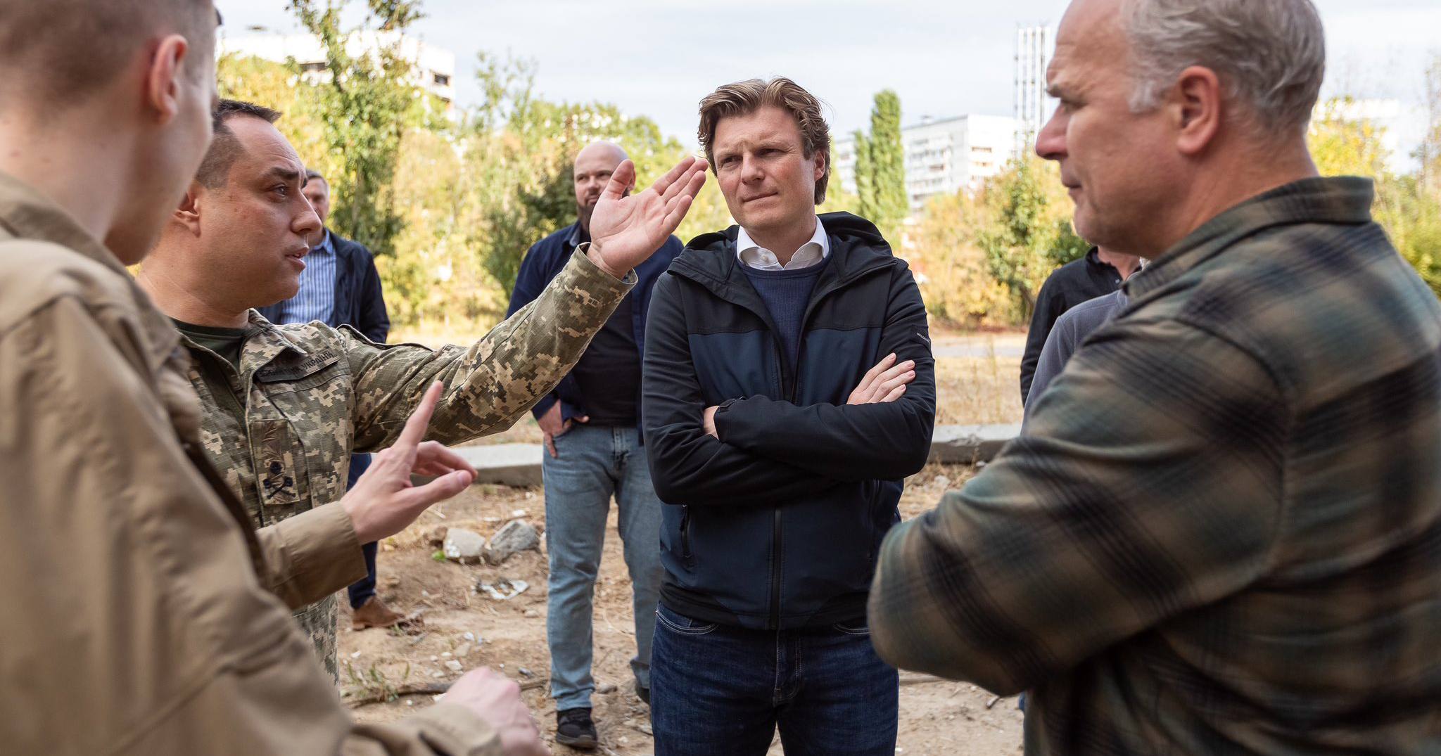 Министр обороны Нидерландов Рубен Брекельманс прибыл в Украину с неанонсированным визитом и посетил Харьков / Фото Ruben Brekelmans @DefensieMin
