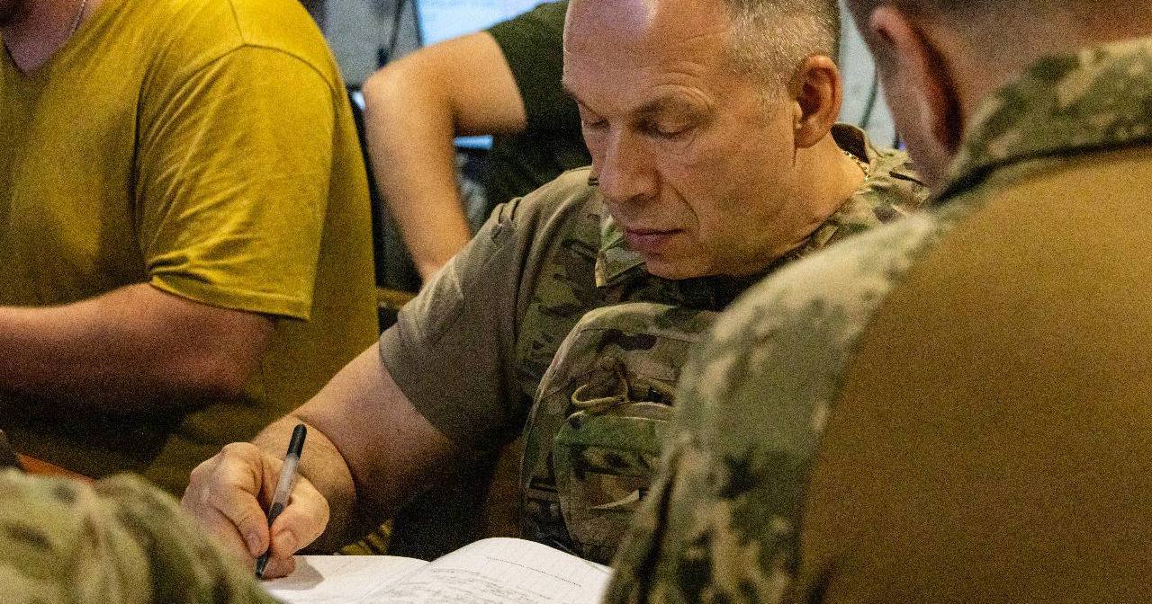 Главком ВСУ Александр Сырский / Фото телеграмм-канал @osirskiy